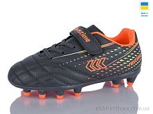 Футбольная обувь DDB26713-2 d.grey-salat-orange Restime / p. 31-35 / 16пар