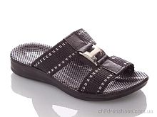 Шлепки K26-H black-white (24-30) DeMur / p. 26-30 / 6пар