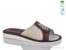 Шлепки 1-4 бордовий комн Lot Shoes / p. 36-40 / 6пар