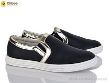 Слипоны D393  black Clibee / p. 31-36 / 6пар