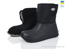Сапоги из пены D393 black Inblue / p. 37-42 / 6пар