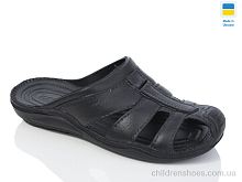 Шлепки N27 чорний Lot Shoes / p. 40-45 / 6пар