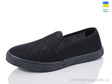 Слипоны С3 чорний Inblue / p. 40-45 / 7пар