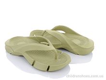 Шлепки W408-11 green Violeta / p. 36-41 / 8пар