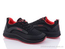 Кроссовки 197-141 black-red Violeta / p. 36-41 / 8пар