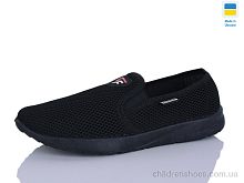 Слипоны G144 чорний Inblue / p. 41-45 / 10пар