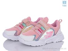 Кроссовки FS01 (08) beyaz-pembe-sari Favorit / p. 31-35 / 8пар