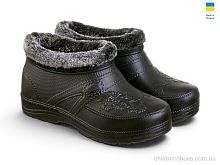 Галоши B-38A чорний Rai shoes / p. 38-42 / 6пар