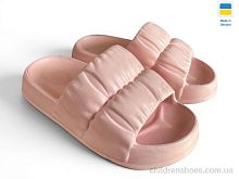 Шлепки L7 персик Rai shoes / p. 36-41 / 6пар