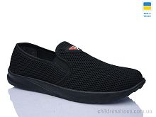 Слипоны 6-144 чорн DeMur / p. 40-45 / 10пар