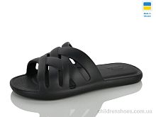 Шлепки N103 чорний Lot Shoes / p. 36-41 / 6пар