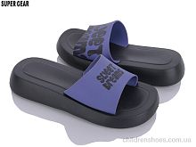 Шлепки A6216 violet Super Gear / p. 36-40 / 10пар