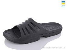 Шлепки П01 чорний Inblue / p. 40-45 / 8пар