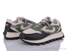 Кроссовки 81-3(81-32) beige-green Violeta / p. 36-41 / 8пар