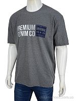 Футболка 3188-48 grey Мир / p. 3XL-6XL / 4пар
