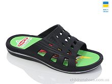 Шлепки N1903 зелений Lot Shoes / p. 30-35 / 6пар