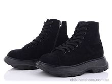 Ботинки 166-47 black-2 Violeta / p. 36-41 / 8пар