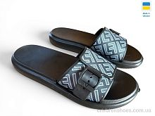Шлепки DS841 чорний Rai shoes / p. 37-41 / 6пар