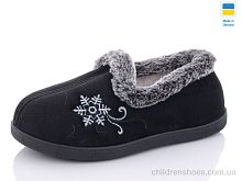 Тапки 2202 чорний Slippers / p. 37-42 / 6пар