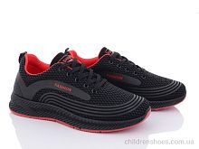 Кроссовки 197-144 black-red Violeta / p. 40-45 / 8пар