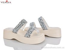 Шлепки N20 silver Veagia-ADA / p. 36-40 / 8пар