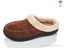 Тапки T05 коричневий Крок / p. 37-41 / 8пар