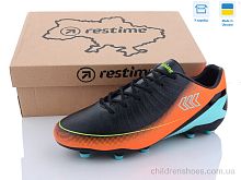 Футбольная обувь DM023027-2 black-orange Restime / p. 41-45 / 8пар