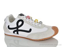 Кроссовки A2990-2 white-black Violeta / p. 41-45 / 8пар