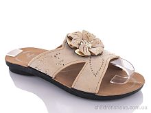 Шлепки K26-Elena 1 beige (30-35) DeMur / p. 30-35 / 6пар