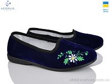 Тапки Гофра синій Acorus / p. 37-41 / 8пар