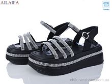 Босоножки 7035 all black Ailaifa / p. 36-41 / 8пар