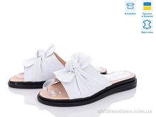 Шлепки Сабіна білий Golden Natali / p. 36-41 / 6пар