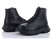 Ботинки 166-47 black-1 Violeta / p. 36-41 / 8пар