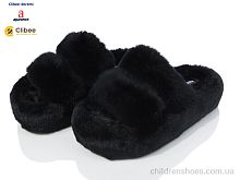 Тапки N68-2 black Clibee-Doremi / p. 35-40 / 6пар