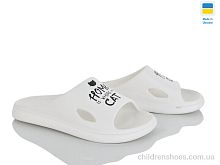 Шлепки С80-1 білий Vladimir / p. 36-41 / 6пар