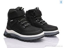 Ботинки HC812-1 black-grey Clibee-ShoSho / p. 32-37 / 6пар