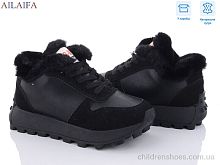 Кроссовки 2301 black Ailaifa / p. 36-41 / 8пар