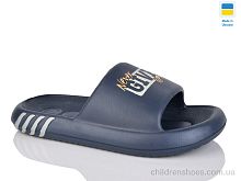 Шлепки N138 т.синій Lot Shoes / p. 41-45 / 8пар