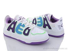 Кроссовки 182-28 white-purple Violeta / p. 36-40 / 8пар