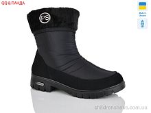 Ботинки 3404 чорний QQ&Панда / p. 37-41 / 6пар