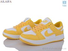 Кроссовки AJ06 white-yellow Ailaifa / p. 36-41 / 8пар
