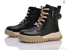 Ботинки HB829-1 black Clibee-ShoSho / p. 26-31 / 6пар