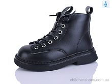 Ботинки 8062 black KEWK / p. 26-30 / 10пар