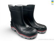 Резиновая обувь Літма чорно-сірий Rai shoes / p. 41-46 / 6пар