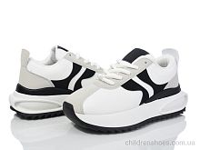 Кроссовки 136-36-5 white-black Violeta / p. 36-41 / 8пар
