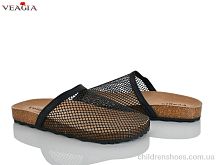 Шлепки N13 black Veagia-ADA / p. 36-40 / 8пар