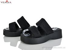 Шлепки N11 black Veagia-ADA / p. 36-40 / 8пар