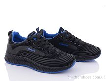 Кроссовки 197-141 black-blue Violeta / p. 36-41 / 8пар