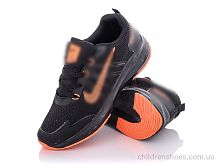 Кроссовки MB03(H262) black-orange Violeta / p. 40-44 / 8пар