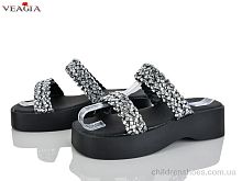Шлепки N20 black Veagia-ADA / p. 36-40 / 8пар